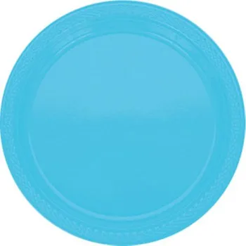 Talíř Plastové talíře modré