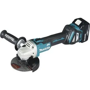 MAKITA aku úhlová bruska DGA511RTJ 18,0 Volt / 5,0 Ah (IEC) Li-Ion