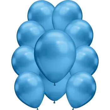 Balónek Chromové latexové balónky - Modré