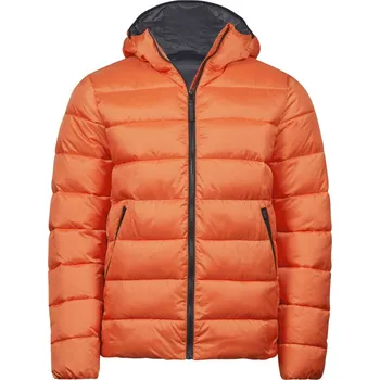Lehká prošívaná bunda s kapucí TJ 9646 dusty orange XS