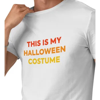 Pánské tričko Pánské tričko bílé - This is my halloween costume 4XL
