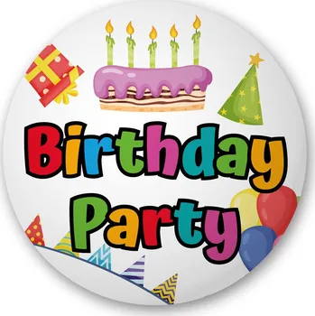 Party dekorace Birthday party - Placka