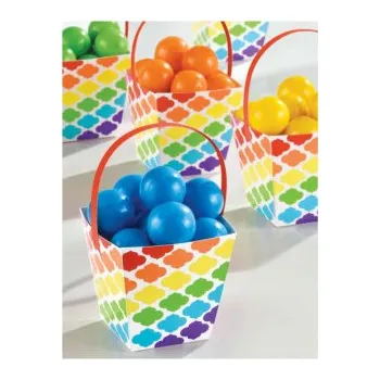 Party dekorace Barevný košíček
