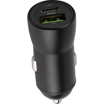 OEM0400335 Maxlife MXCC-04 PD3.0 + QC3.0 car charger 1x USB-C 1x USB 20W black