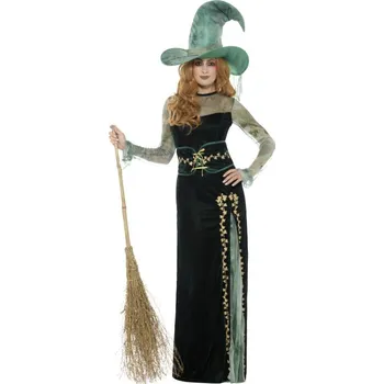 Karnevalový kostým Kostým na karneval "Smaragdová čarodějnice" M