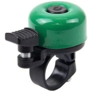 Zvonek na kolo Zvonek VELOBEL Al baby L - Tmavě zelená, 36mm