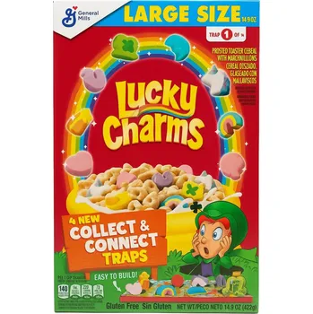 Bonbon Lucky Charms cereálie s kousky marshmallows 422 g