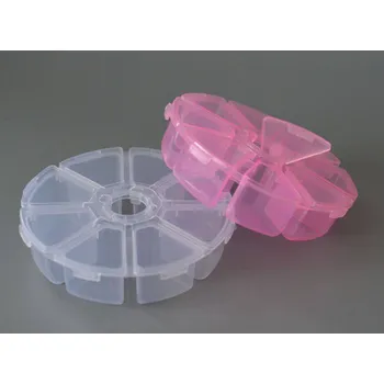 Plastový box/zásobník - prům. 10 cm ČIRÝ