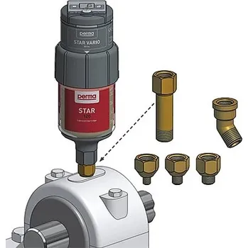 Instalační sada Star přímá montáž PERMA Šroubení pro mazací bod