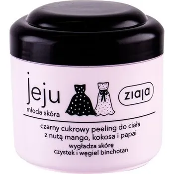 Tělový peeling Ziaja Jeju Black Sugar Body Scrub ( mango, kokos, papája ) - Tělový peeling 200 ml