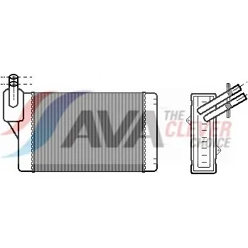 Výměník tepla Výměník tepla, vnitřní vytápění AVA Benelux VNA6060