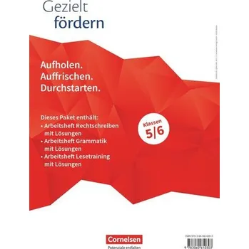 Cizí jazyk Gezielt fördern 5./6. Schuljahr. Lern- und Übungshefte Deutsch - Thematische Arbeitshefte (Im Paket)
