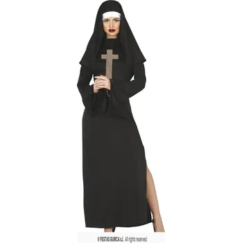 Karnevalový kostým Špatná jeptiška, kostým dámský M