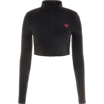 Dámská mikina Dámská Mikina GUESS DELMA ACTIVE JACKET V3YQ16KBOA2-JBLK – Černá L