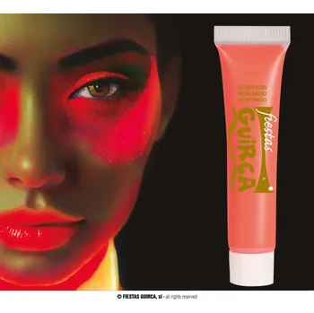 Přípravek na tvář Make-up - Neonová červená barva