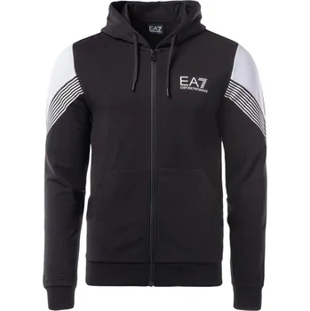 Pánská mikina Pánská Mikina EA7 6LPM58 FELPA 6LPM58PJ9FZ1200 – Černá M