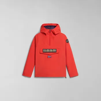 Dívčí bunda Dětská Přechodná bunda NAPAPIJRI K RAINFOREST SUM 4 NP0A4GGDRR91 – Červená 128