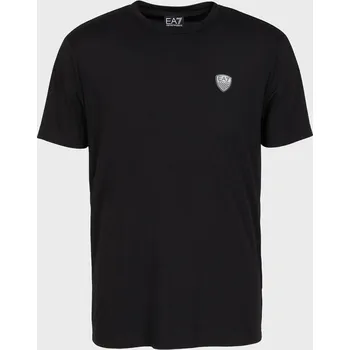 Pánské tričko Pánské Tričko s krátkým rukávem EA7 TRAIN PREMIUM SHIELD M TEE SS VI PA 8NPT16PJRGZ1200 – Černá XL