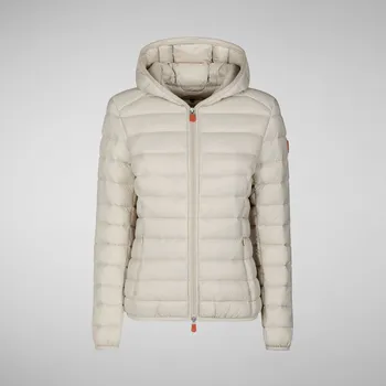 Dámská Zimní prošívaná bunda SAVE THE DUCK D33620W-GIGA15 D33620W-GIGA15-40019 – Béžová XS