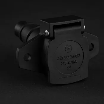 Elektrická zásuvka Zásuvka 7-pólová 24V plastová / 443 857 019 012