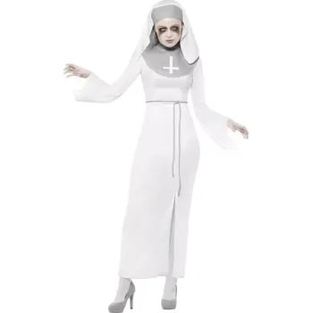 Karnevalový kostým Kostým na halloween "Mrtvá jeptiška II" L