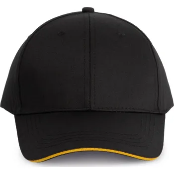 Kšiltovka 6 panelová kšiltovka WKP 145 black-yellow onesize