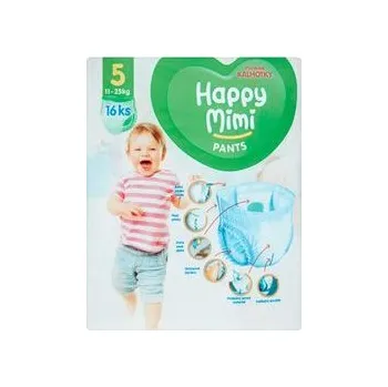 Plenkové kalhoty Happy Mimi Pants plenkové kalhotky 5 (11-25kg) 16ks