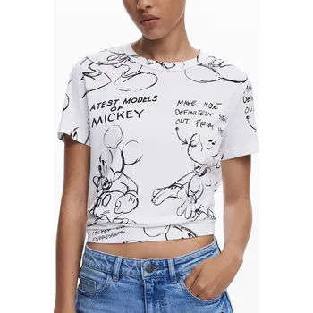 Dámské tričko Dámské crop triko s Mickey Mouse motivem DESIGUAL Other 3403609