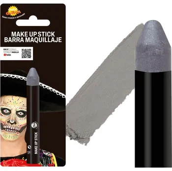 Karnevalový doplněk Stříbrná barva na obličej