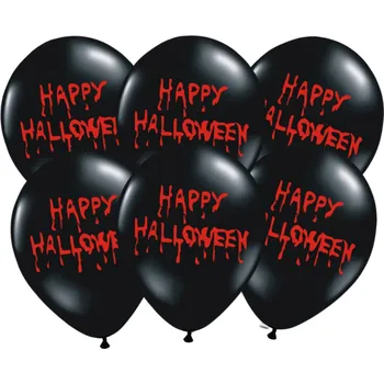 Balónek Balónky Halloween - černé