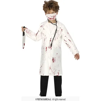 Karnevalový kostým Šílený zubař, kostým dětský 5-6 let