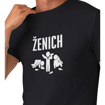 Pánské tričko Pánské tričko černé - Ženich 3XL