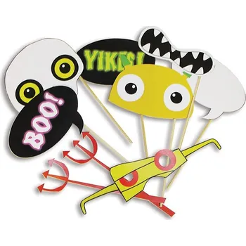 Party dekorace Sada obrázků na špejli - 9 ks