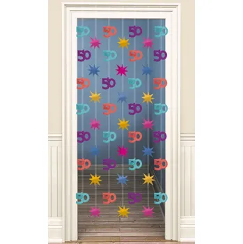 Party dekorace Narozeninový závěs - 50