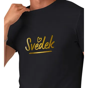 Pánské tričko Pánské tričko černé - Svědek srdce 3XL