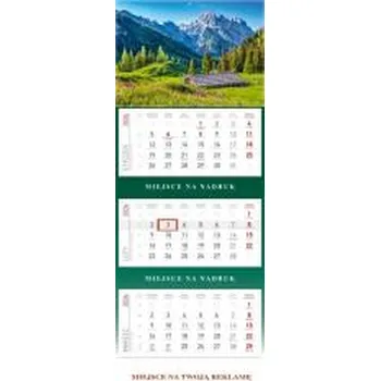 Kalendář Kalendarz 2026 ścienny trójdzielny Góry (pl, 2025, Plastový obal, Wokół Nas)