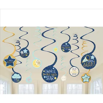 Party dekorace Little star - Spirály
