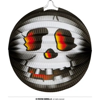 Karnevalový doplněk lampión - lebka