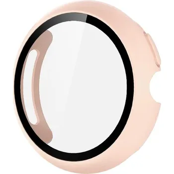 VSECHNONAMOBIL 119835 PC FULL COVER Plastový kryt se sklem pro Google Pixel Watch 4 41mm světle růžový