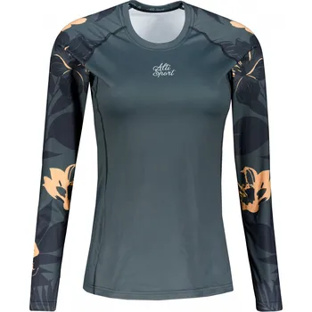 Dámské funkční triko s dlouhým rukávem premium ALTISPORT VOJ/ALW115TR03 TMAVĚ ŠEDÁ XS