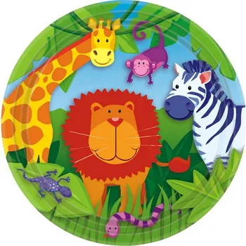 Talíř Talíř Zvířátka - 8 ks