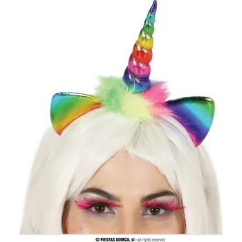 Čelenka Duhová jednorožčí čelenka