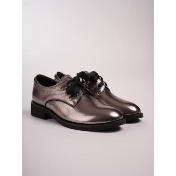 Dámské mokasíny EPICA dámské mokasíny stříbrné lakované