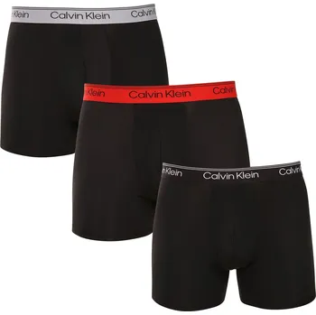 Pánské spodní prádlo 3PACK pánské boxerky Calvin Klein černé (NB4410-0AZ) 4XL NB4410-0AZ Možnost vrácení zboží ZDARMA do 120 dnů!