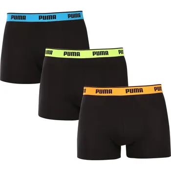 Boxerky 3PACK pánské boxerky Puma černé (701234187 006) XXL 701234187 006 Možnost vrácení zboží ZDARMA do 120 dnů!
