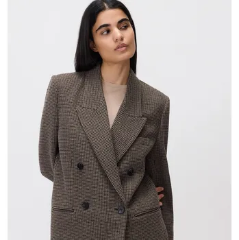 Reserved - Dvouřadý blejzr s příměsí vlny - vícebarevná - 307GF-MLC - 307GF-MLC-XS