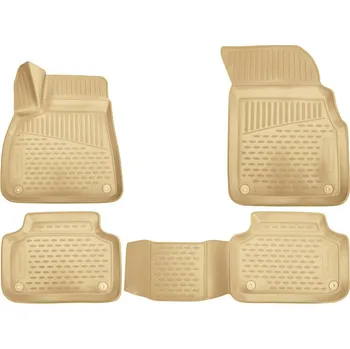 autokoberec Novline Gumové autokoberce Audi Q7 2015- (béžové)