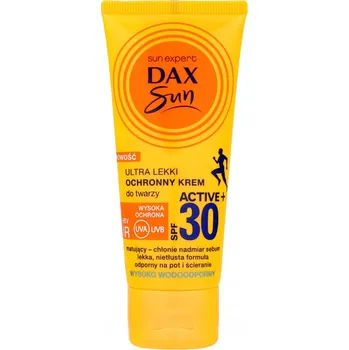 Přípravek na opalování DAX SUN ACTIVE+ Ochranný krém na obličej ULTRALEHKÝ SPF 30, 50 ml