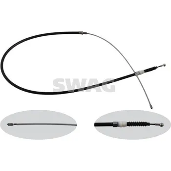 Lanko parkovací brzdy Tažné lanko, parkovací brzda SWAG 30 93 6349