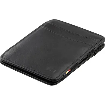 Peněženka Garzini Kožená peněženka na karty s kapsou na mince Urban Black